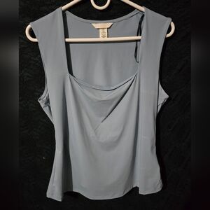H&M Light Blue Sleeveless Blouse